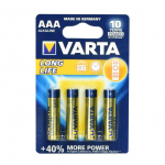 Aku Varta VARTA alkaline battery R3 (AAA) Longlife 4 pcs