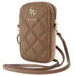 Muu telefoni lisavarustus Guess  Guess Zip Quilted 4G bag - brown