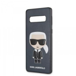 Tagakaaned Karl Lagerfeld Samsung Galaxy S10 Ikonik Full Body PC/TPU Case Blue