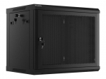 Serverid Lanberg Rack cabinet 19" wall-mount 9U/600x450 with perforated door (flat pack), black |