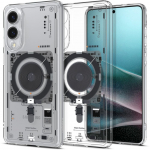 Tagakaaned Spigen Spigen Ultra Hybrid Mag Case with MagSafe for Samsung Galaxy S25 Edge with Print - Transparent