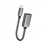 Laadijad ja juhtmed Dudao Dudao L15T OTG Adapter USB-C - USB-A - Gray