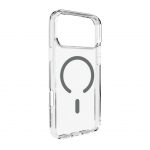 Tagakaaned Puro  Puro Lite Mag TPU+PC Case Compatible with MagSafe for iPhone 17 Pro - Transparent with Gray Ring