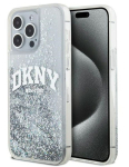 Tagakaaned DKNY Apple iPhone 15 Pro Max 6.7 hardcase Liquid Glitter Big Logo Black