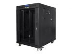 Serverid Lanberg Rack cabinet 19" free-standing 15U/800x1000 (flat pack) with glass door lCD V2, black |