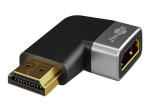 Muu arvutitarvik Goobay  72012 HDMI  Angled Adapter 270&deg; Horizontal, 8K @ 60 Hz, Gold-Plated, Black, Silver