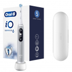 Hambahari Oral-B Toothbrush iO Series 6 Rechargeable, For adults, Number of brush heads included 1, Number of teeth brushing modes 5, Grey Opal
