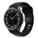 Rihm Tech-Protect Tech-Protect Silicone Line Strap for Samsung Galaxy Watch 4 / 5 / 5 Pro / 6 / 7 / FE - Black