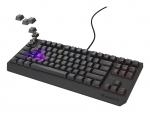 Arvuti klaviatuur Genesis THOR 230 | Mechanical Gaming Keyboard | Wired | US | Black | USB Type-A | Outemu Brown