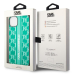 Tagakaaned Karl Lagerfeld  Karl Lagerfeld KLHCP14SPGKLSKN iPhone 14 6.1 "hardcase green / green Monogram Stripe
