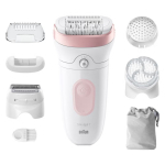 Epilaator Braun  | Epilator | Silk-&eacute;pil Series 7 7-060 | Operating time (max) 40 min | Number of power levels 1 | Wet & Dry | White/Pink