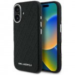 Muud kaubad Karl Lagerfeld Karl Lagerfeld FW Stamped Karl MagSafe iPhone 16 Case - Black