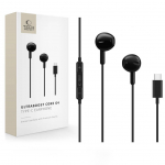 Adaptrid Tech-Protect  Tech-Protect Ultraboost Core G4 USB-C Wired Headphones - Black