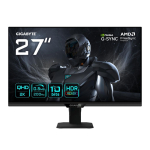 Monitorid Gigabyte  LCD Monitor||27 "|2560 x 1440 pixels|Quad HD|Native aspect ratio 16:9|LED|Flat|G27Q20TEK