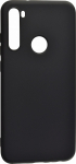 Tagakaaned Evelatus Xiaomi Xiaomi Redmi Note 8 / Redmi Note 8 2021 Soft Touch Silicone Case with Strap Black