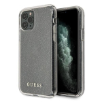 Tagakaaned Guess  Guess GUHCN65PCGLSI iPhone 11 Pro Max silver/silver hard case Glitter
