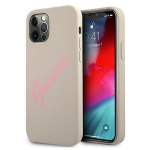 Tagakaaned Guess  Guess GUHCP12MLSVSGP iPhone 12/12 Pro 6.1" gray pink/grey pink hardcase Silicone Vintage