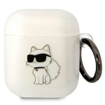 Tagakaaned Karl Lagerfeld  Karl Lagerfeld KLA2HNCHTCT Airpods 1/2 cover transparent Ikonik Choupette