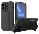 Tagakaaned Wozinsky Apple iPhone 13 Pro silicone case with stand Kickstand Case Black