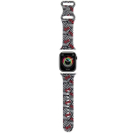 Rihm Hello Kitty  Hello Kitty Silicone Bows & Stripes Strap for Apple Watch 38/40/41mm - Black