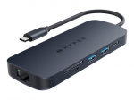 Juhtmevabad k&otilde;rvaklapid HYPER | Drive Next 8 Port USB-C Hub, 140W | Ethernet LAN (RJ-45) ports 1 | HDMI ports quantity 1