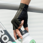 Jalgratta tarvik Rockbros  Rockbros Breathable Short Finger Cycling Gloves Size: M - Green