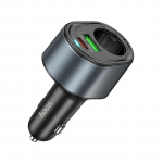 Autolaadijad Hoco  Car charger Hoco USB A + USB C + cigarette lighter PD QC3.0 3A 35W Z56 black