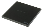 Server &ndash; muud tarvikud H.L Data Storage Ultra Slim Portable DVD-Writer GP57EB40 Interface USB 2.0, DVD&plusmn;R/RW, CD read speed 24 x, CD write speed 24 x, Black, Desktop/Notebook