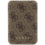 Muud kaubad Guess  Guess Powerbank inductive 15W GUPB5FP4EMGW 5000mAh brown/brown 4G Leather Metal Logo MagSafe