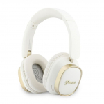 Juhtmevabad k&otilde;rvaklapid Guess Rectangle Metal Script Logo ENC Wireless Headphone White