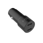 Kontroller fixed  Dual USB-C Car Charger, 65W, PD 3.0
