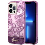 Tagakaaned Guess  Guess Porcelain Collection case for iPhone 14 Pro Max - fuchsia