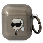 Tagakaaned Karl Lagerfeld  Karl Lagerfeld KLA2HNIKTCK AirPods 1/2 cover black/black Karl`s Head