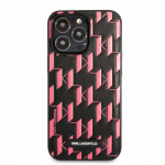 Tagakaaned Karl Lagerfeld Apple iPhone 13 Pro Monogram Plaque Case Black Pink