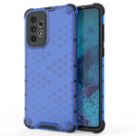 Tagakaaned Hurtel  Honeycomb case armored cover with a gel frame for Samsung Galaxy A73 blue