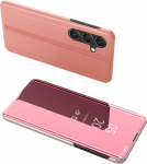Tagakaaned Hurtel  Clear View Case cover for Samsung Galaxy A24 4G cover with a flap pink
