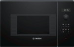 Mikrolaineahi Bosch Microwave Oven BFL524MB0 20 L, Retractable, Rotary knob, Touch Control, 800 W, Black, Built-in, Defrost function
