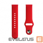 Rihm Evelatus Evelatus Watch 20mm Silicone Loop Watch Straps (130mm M/L) Red