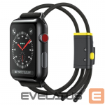 Rihm Baseus Let's Go Adjustable Sport Band for Apple Watch 42 / 44 / 45mm Black Yellow