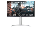 Monitorid LG  27UP650K-W | 27 " | IPS | UHD | 16:9 | 60 Hz | 5 ms | 3840 x 2160 pixels | 400 cd/m&sup2; | HDMI ports quantity 2