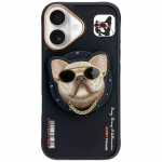 Tagakaaned Nimmy  NIMMY case GLASSES COOL DOG compatible with MagSafe for IPHONE 16 black
