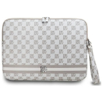 Muud kaubad DKNY  DKNY Sleeve Checkered Pattern Printed Stripes 14" Laptop Case - Beige