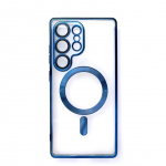 Tagakaaned Hurtel  Electroplated Case with MagSafe for iPhone 16e - Blue