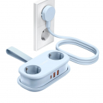 Muu arvutitarvik Orico  Orico AP3 20W GaN 5in1 Power Strip 2x AC + 2x USB-A + 1x USB-C - Blue
