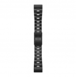Rihm Garmin QuickFit 26 Watch Bands Vented titanium bracelet, carbon grey DLC coating