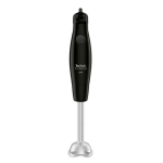 Mikserid ja blenderid TEFAL  TEFAL rokas blenderis Turbomix 350W  melns/nerūsējo&scaron;ais tērauds HB1218