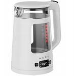 Veekeetja AENO  AENO Electric Kettle EK6: 1850-2200W  2L  Strix  Square-shaped body  Transparent lid  High Resistant Glass  LED-Illumination  Auto Power Off