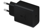 Adaptrid Samsung  Samsung EP-T4510 45W GaN USB-C atrs ladetajs ar vadu 1.8m TypeC - TypeC melns (Atv. iepak.)