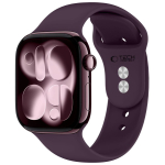 Muu Tech-Protect  Tech-Protect Silicone strap for Apple Watch 44 / 45 / 46 / 49 mm - dark cherry