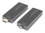 Tarbitav materjal Digitus 4K Wireless Video Extender, 30 m (USB-C - HDMI) | DS-55324 | Black/Silver